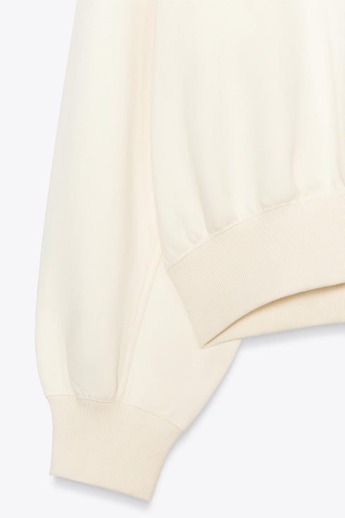 ZARA BASIC PLUSH SWEATSHIRT